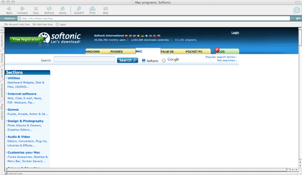 internet explorer for mac site.microsoft.com